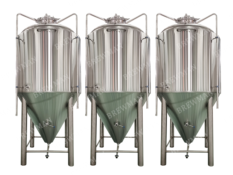 1800L Microbrewery Cylindro Conical Fermenter Stainless Steel For Sale