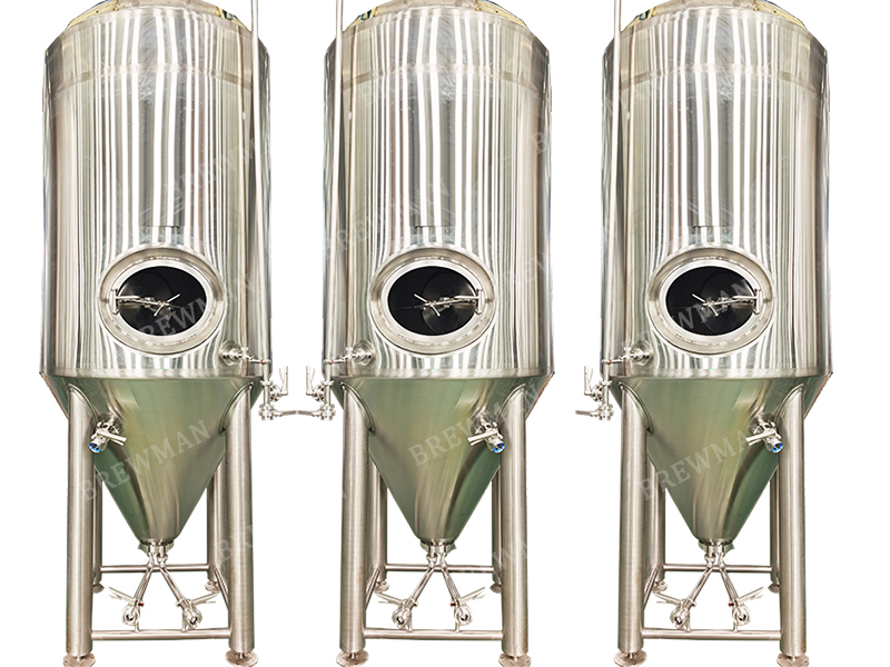 5000L Stainless Stout Temperature Controlled Conical Fermenter 