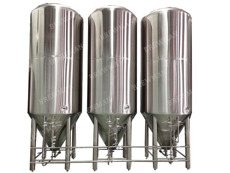 5000L Stainless Stout Temperature Controlled Conical Fermenter 
